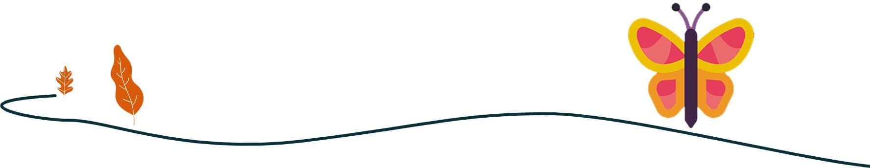 A simple, curved black line on a white background.