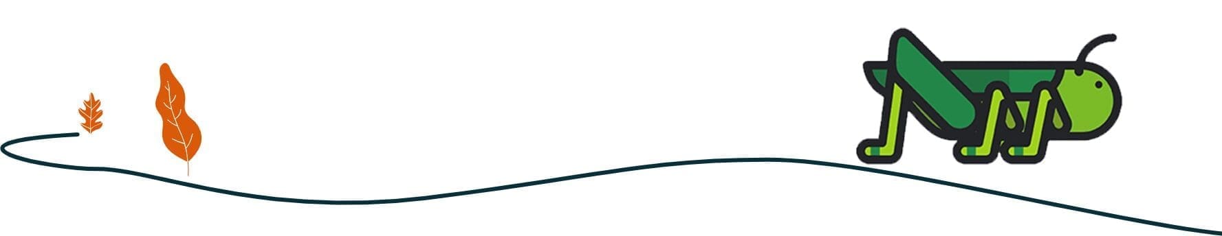A simple black line curves gently across a white background.